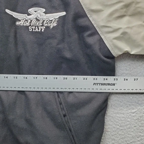 Steve & Barry's Bomber Varsity Jacket Men XL Multicolor Athletic Fit Snap Button - Picture 4 of 15